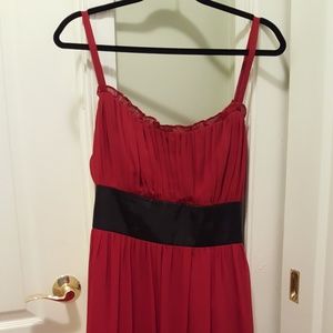 Red/Black Sash Dress - Great Party Dress!